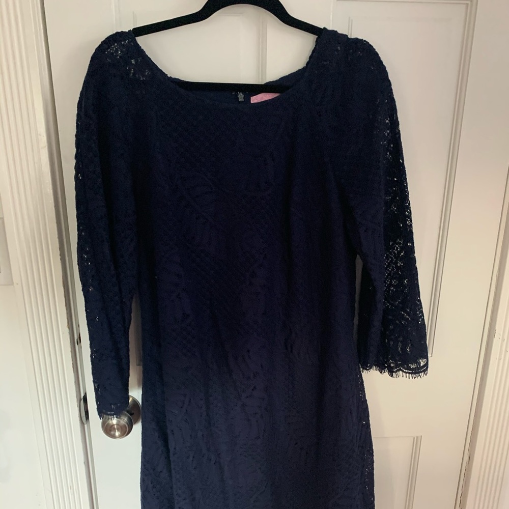 Lilly Pulitzer Hera Lace Sheath Dress Size 16